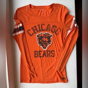 PINK VICTORIA'S SECRET Chicago Bears Long sleeve shirt Vintage Rare Size M